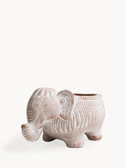 Terracotta Pot - Elephant