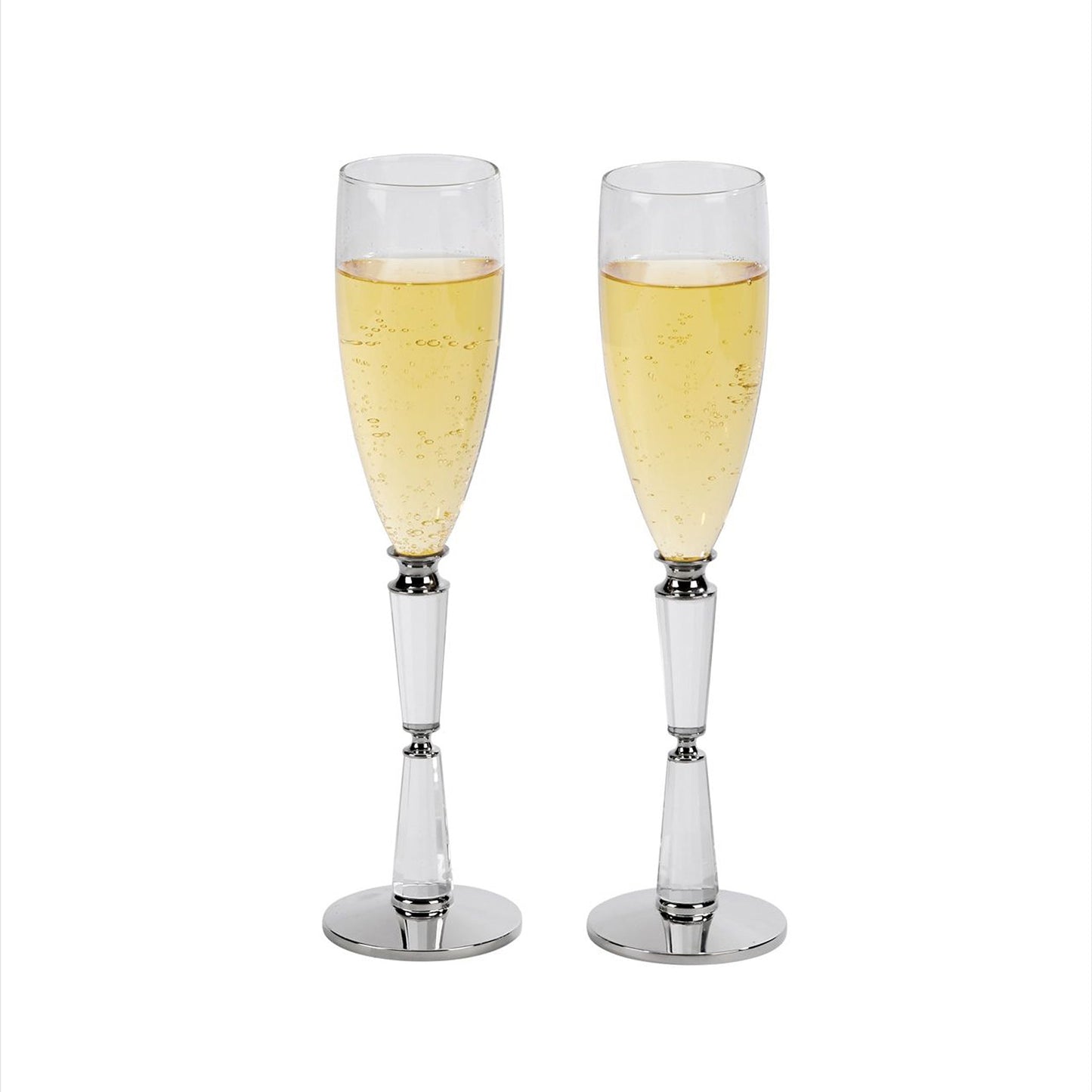 Facet Toasting Flutes Set