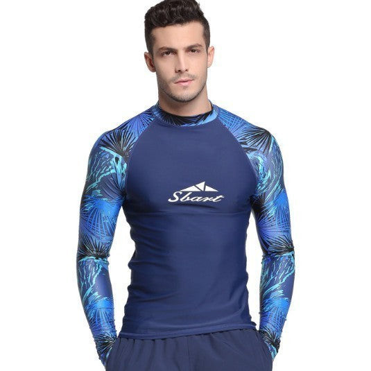 Men's Wetsuit Long-sleeved Sunscreen Swimsuit