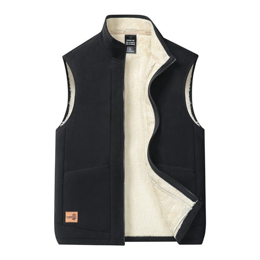 Spring And Autumn Lambswool Vest Men's Thermal Vest