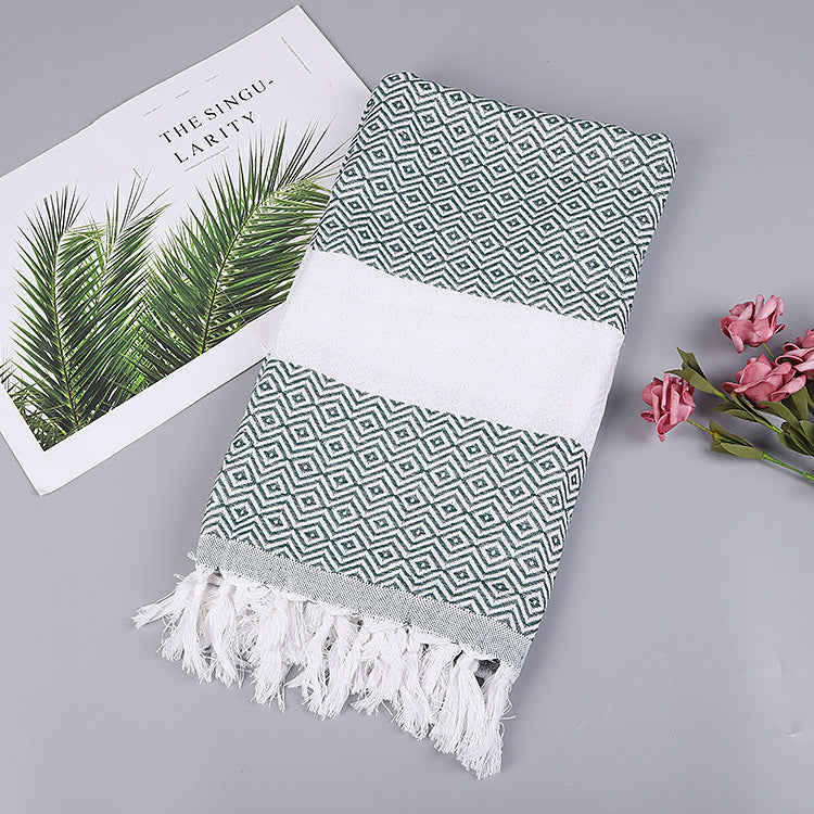 Handmade Tassel Blanket Turkish Beach Towel