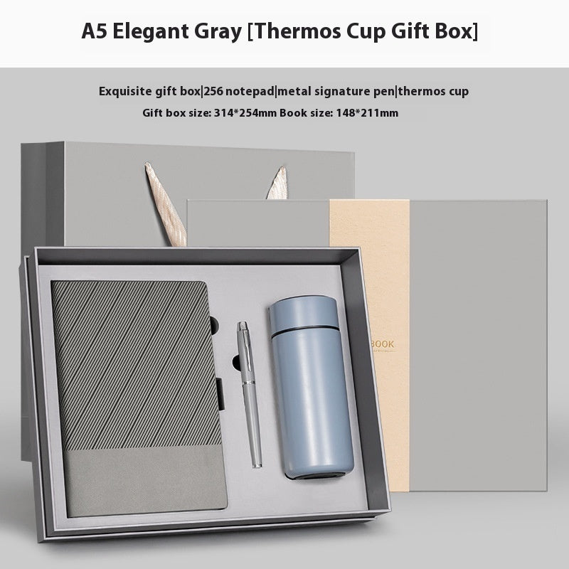 Notebook Gift Box Vacuum Cup Set Business Gift Company Activity High-end Practical Gift