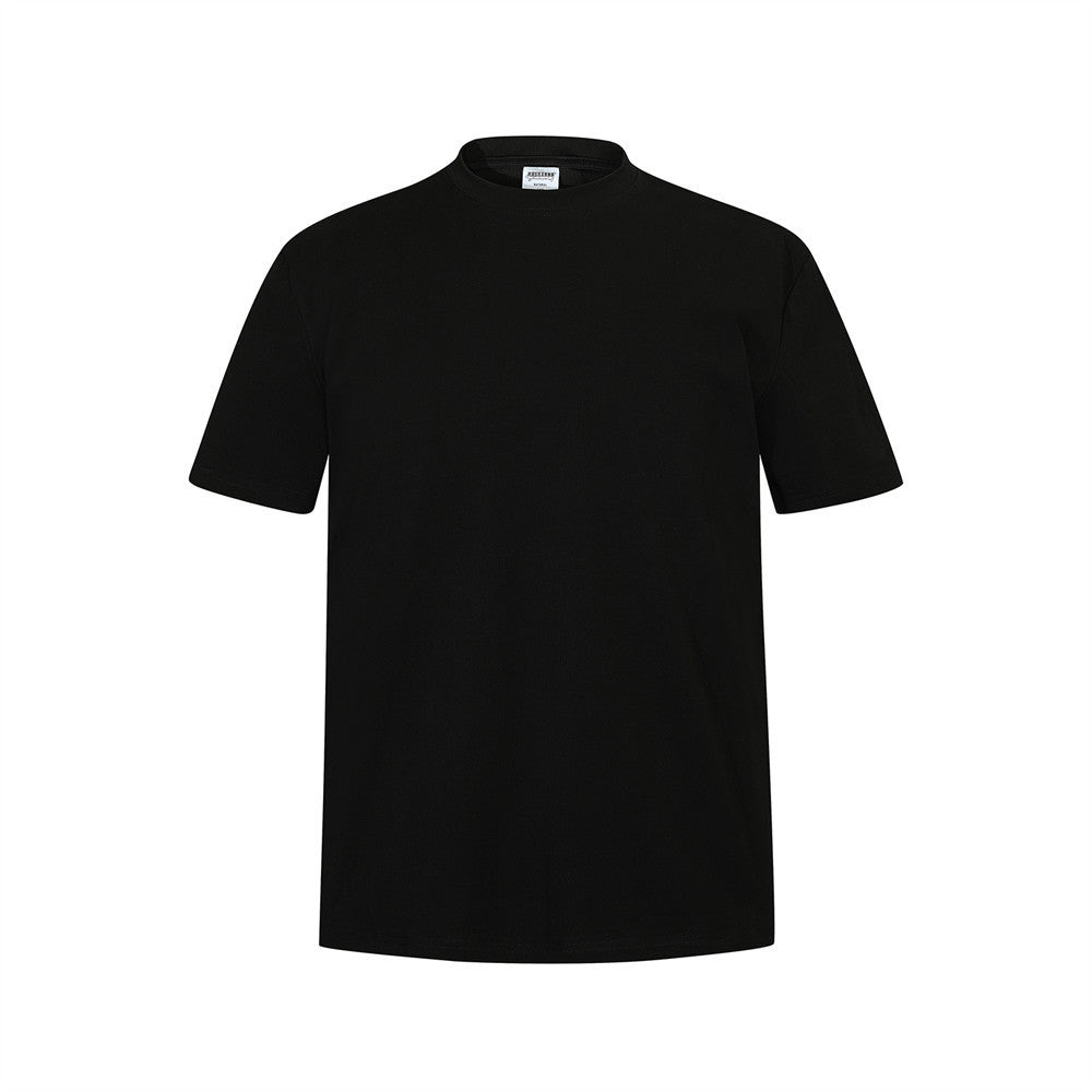 Loose Solid Color Short-sleeved T-shirt For Men