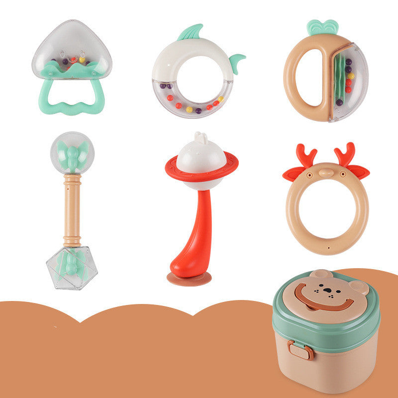 Baby Rattle Plastic Toy Gift Box Set