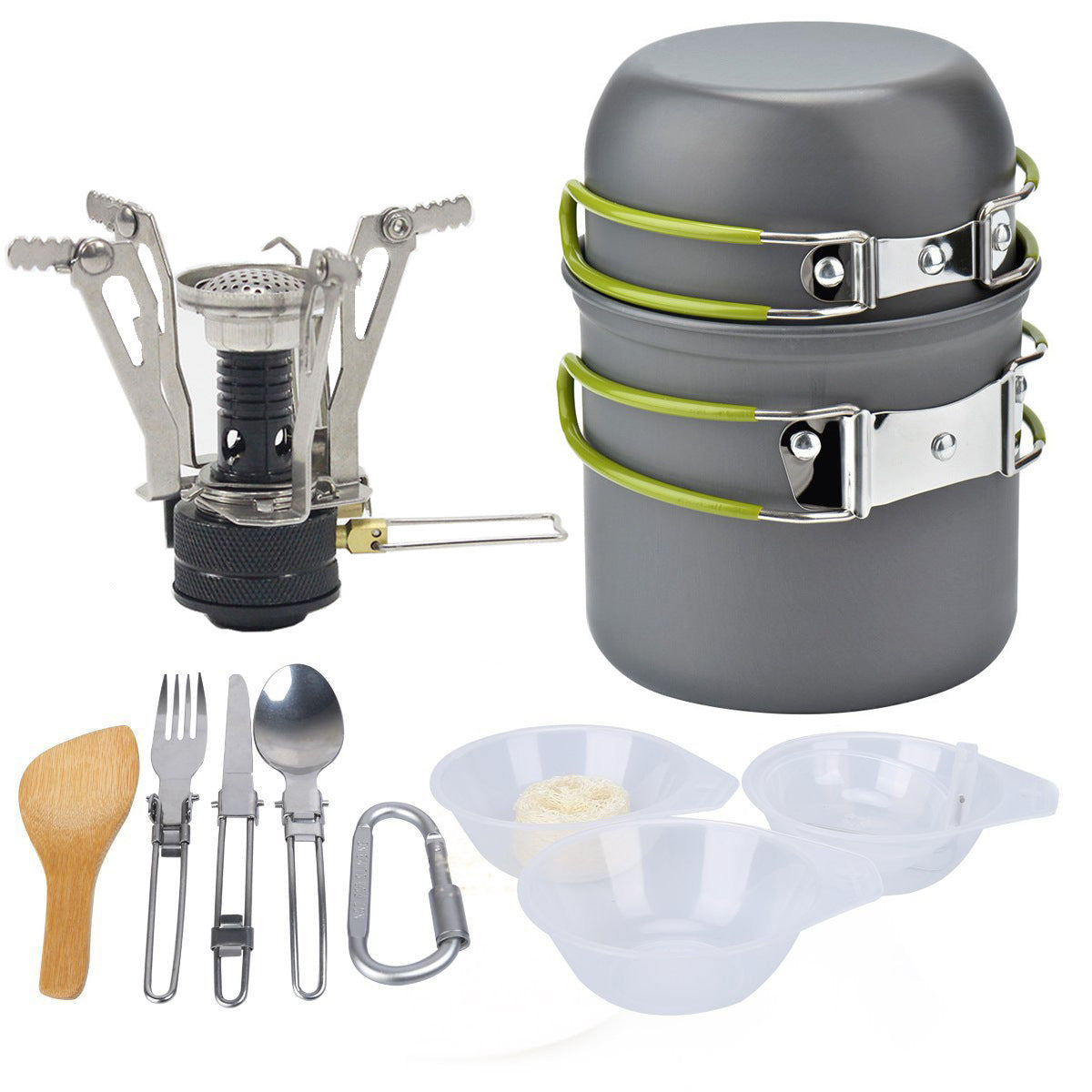 Portable camping cookware