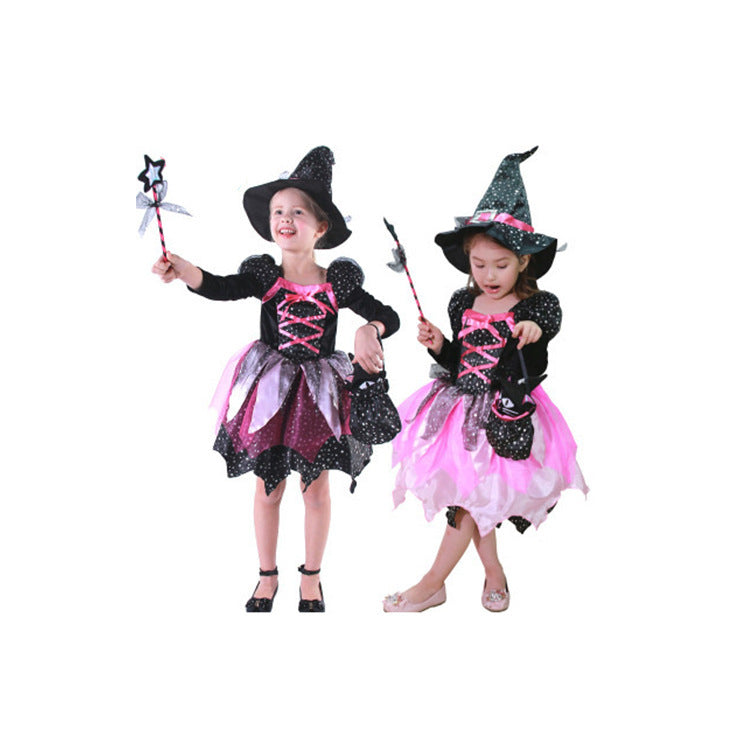 Children's Costume For Halloween Party Baby Girls Halloween Witch Costume Children Cosplay