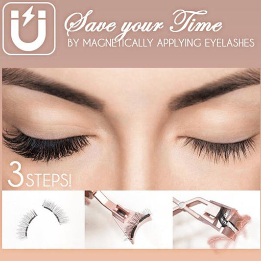 Magnetically Assisted Eyelash Curler