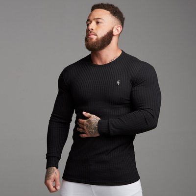 Doctor Muscle Spring Fitness Long Sleeve Men's Sports Bottom Shirt Training Tight Clothes Brothers Stretch Running Top Tide