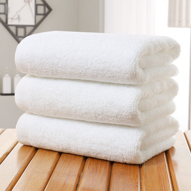 White towel for foot massage, hand towel