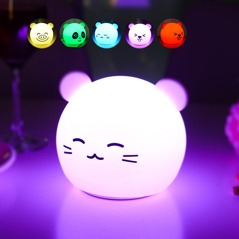 Panda Night Light Panda Head