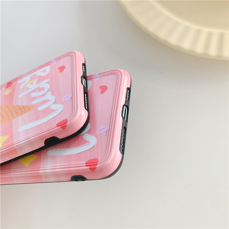 Compatible with Apple , Ice cream all-inclusive silicone phone case