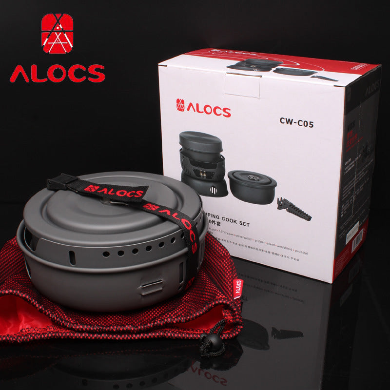 Alocs Camping Cookware set