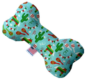 Turquoise Fiesta 6 inch Bone Dog Toy