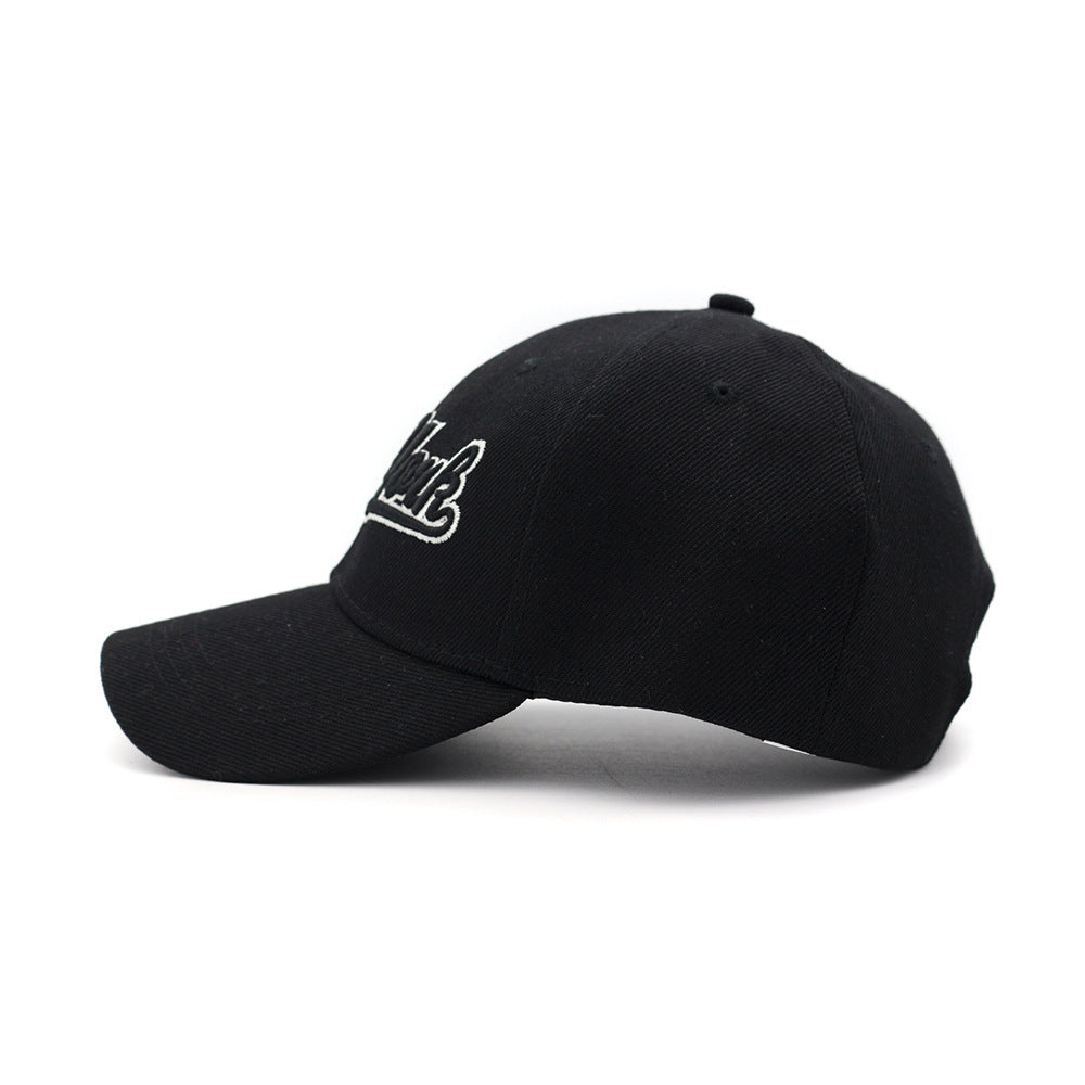 Letter embroidered baseball cap