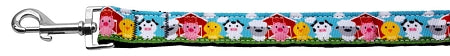 Barnyard Buddies Nylon Ribbon Collars 1 wide 6ft Leash