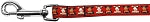 Reindeer Nylon Ribbon Pet Leash 5/8 inch wide 4Ft Lsh