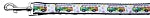 Peace Bus Ribbon Dog Collars 1 wide 6ft Leash