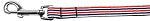 Patriotic Stripes Nylon Ribbon Pet Leash 5/8 inch wide 6Ft Lsh