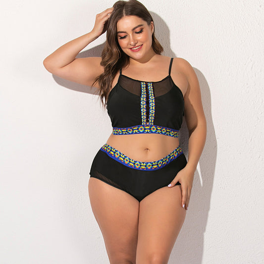 Plus size female swimsuit