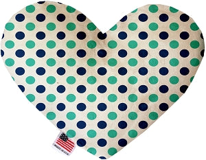 Aquatic Dots 6 Inch Heart Dog Toy