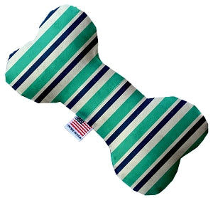 Aquatic Stripes 8 Inch Bone Dog Toy