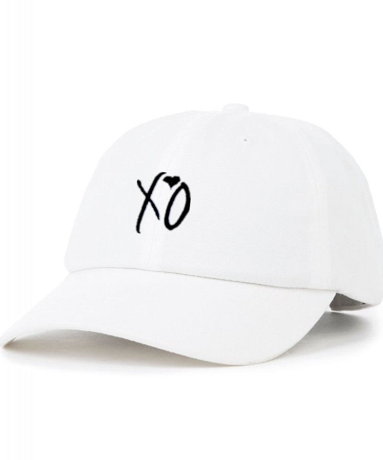 Heart embroidered baseball cap