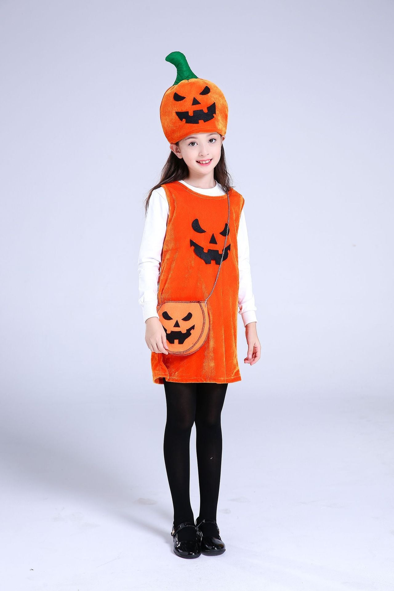 Children's Halloween costume girls pumpkin costume