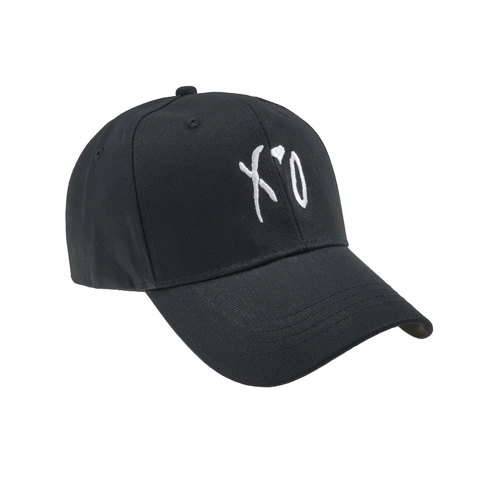 Heart embroidered baseball cap