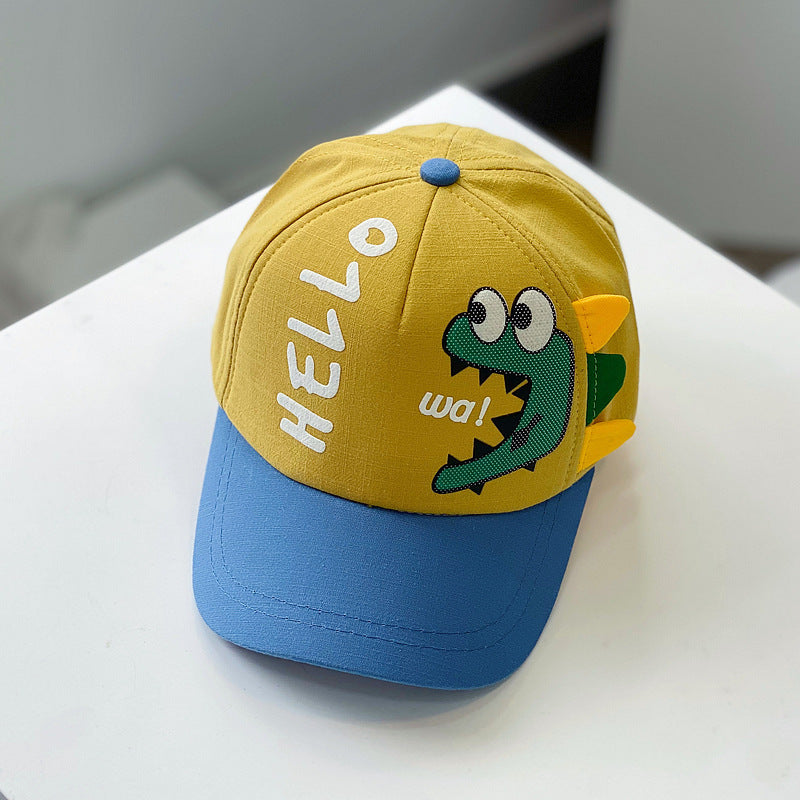 Children's Cartoon Color Matching Baseball Cap