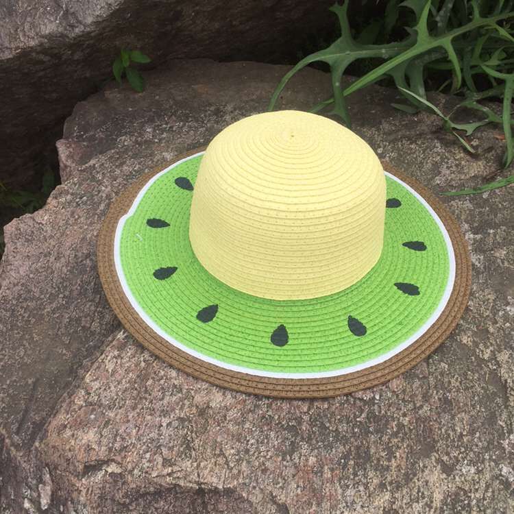 Straw Hat Parent-Child Hat Watermelon Sun Shade Sun Hat