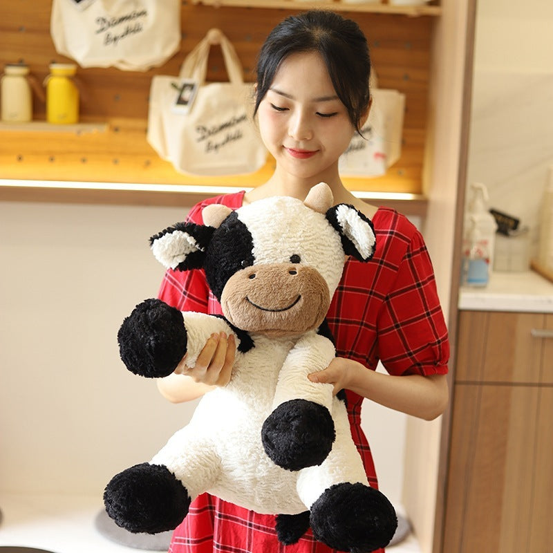 Toy Cute Sitting Cow Doll Cow Plush Toys Wholesale Ox Year Mascot