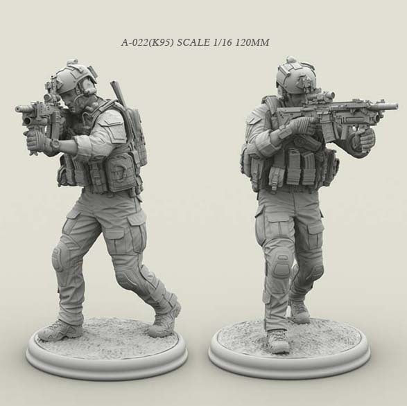 1,16 U.S. Navy SEALs, Resin Soldiers