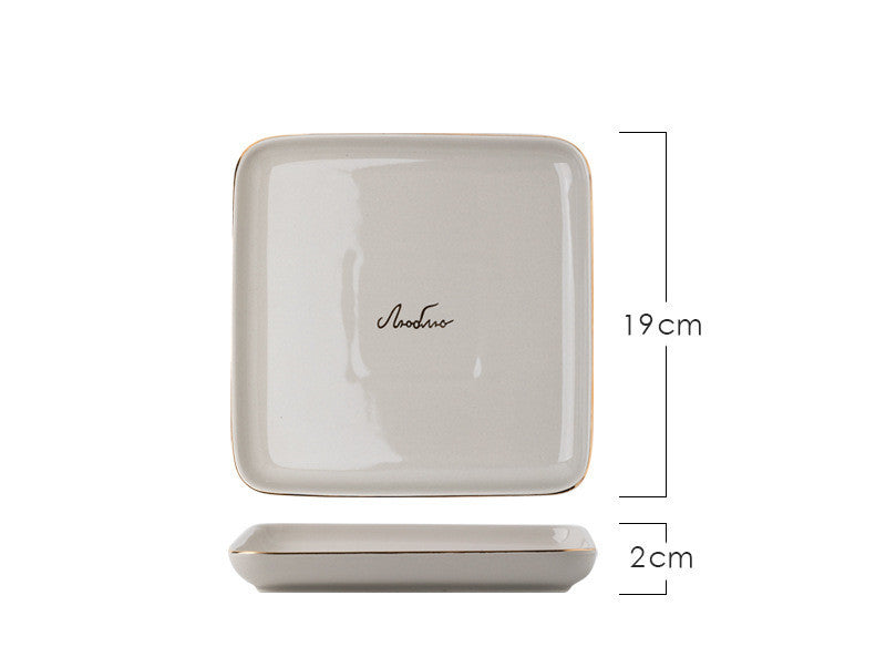 Light Luxury Ceramic Tableware Couple Tableware