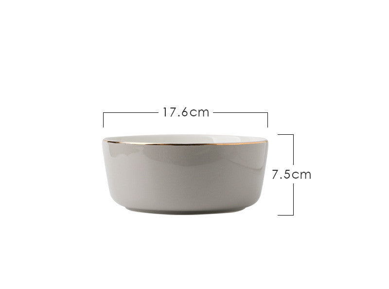 Light Luxury Ceramic Tableware Couple Tableware