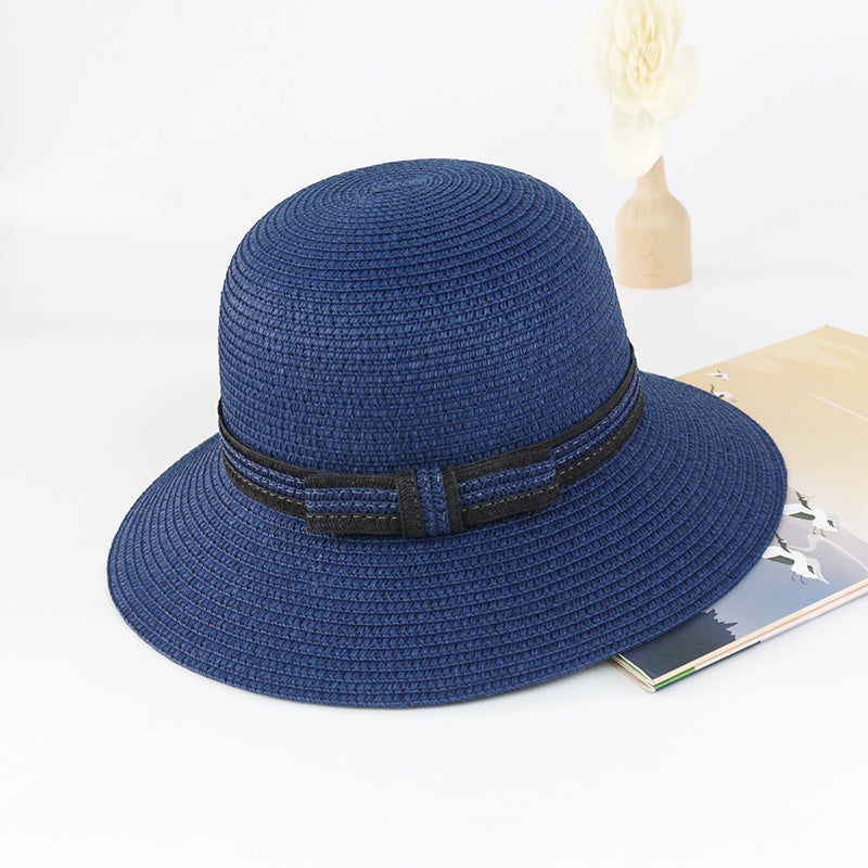 New Red Sun Hat Spring And Summer Sun Hat Sun Hat Leisure Dome Straw Beach Hat