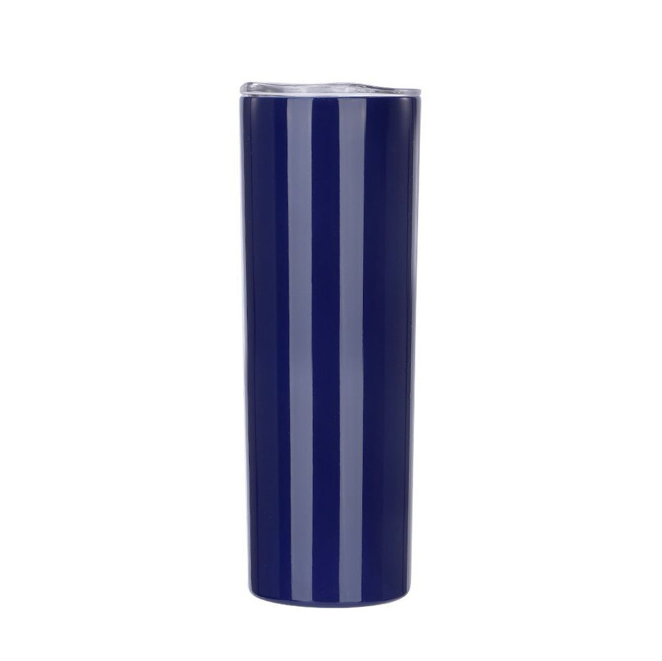 Skinny Tumbler Thermos Beer Wine Mug With Straws