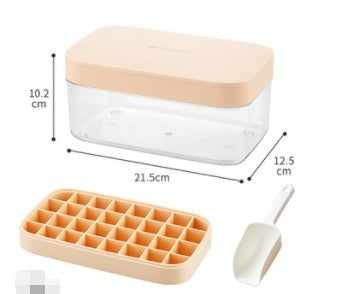 Ice Cube Mold Silicone Ice Tray Ice Making Mold Ice Box Ice Ball Storage Box Artifact