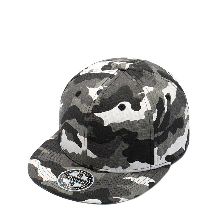 Small Check Cotton Camouflage Baseball Cap