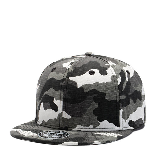 Small Check Cotton Camouflage Baseball Cap