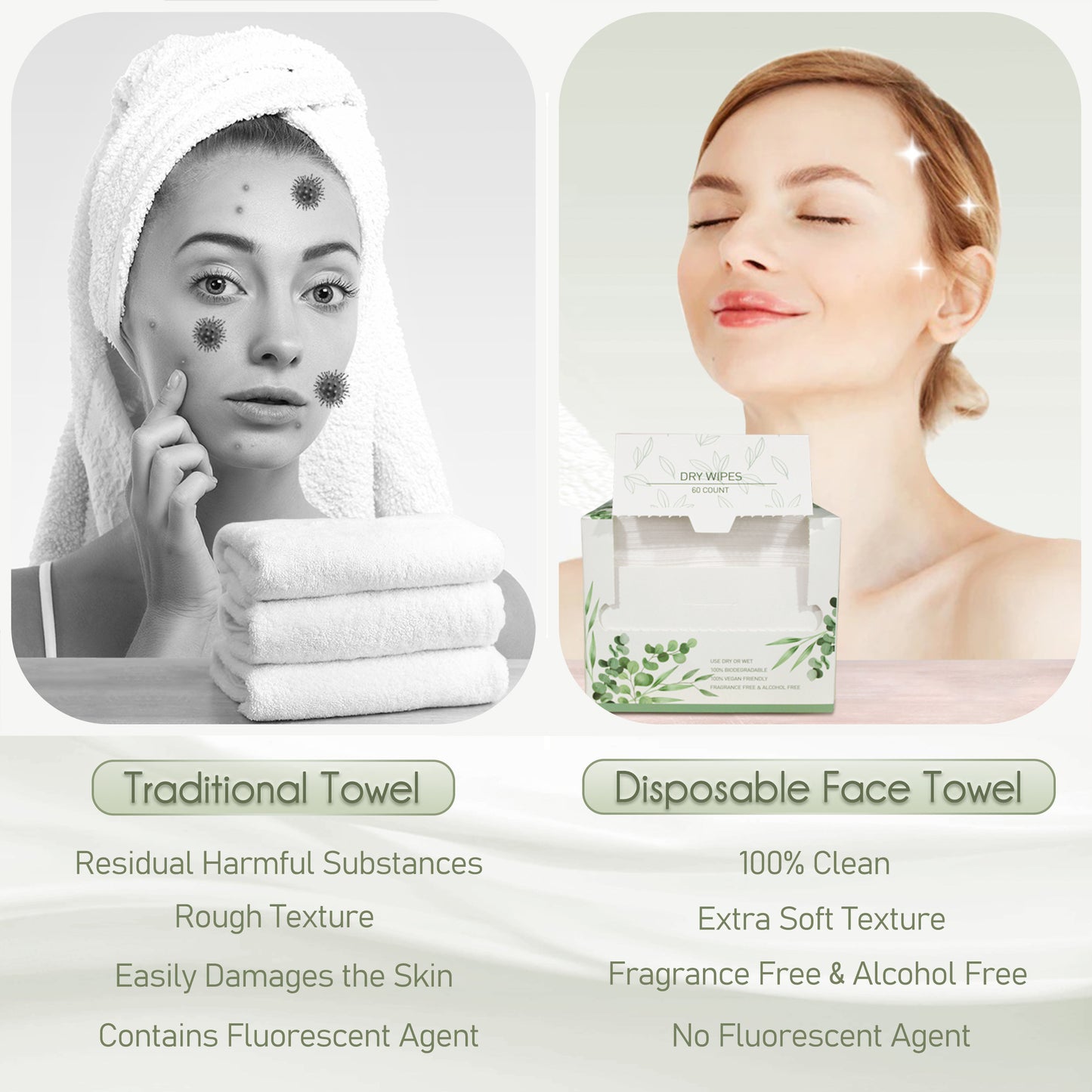 Portable Travel Disposable Face Wash