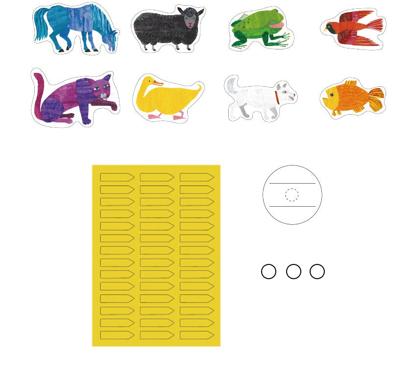 Animal Sticker Height Wall Sticker