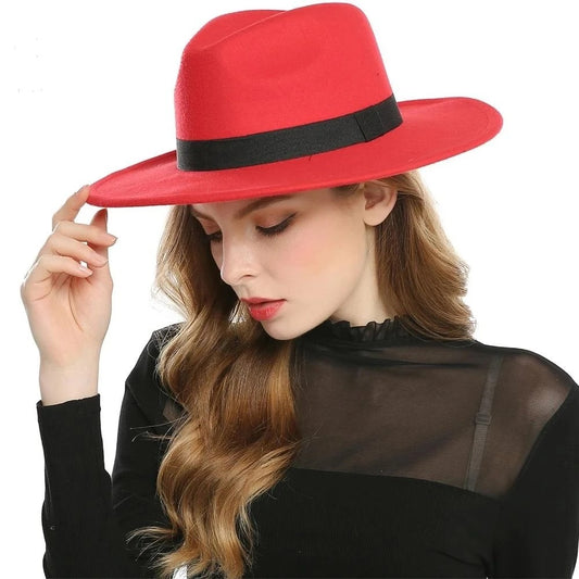 Wool top hat. Fedora Hat