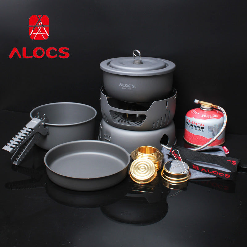 Alocs Camping Cookware set