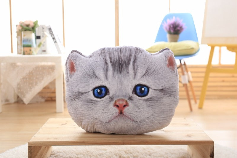 40cm&50cm Cat Pillow Car Cushion Creative Stuffed Cute Cat shape Nap pillow Cute seat cushion Plush Toys Animal Pillow