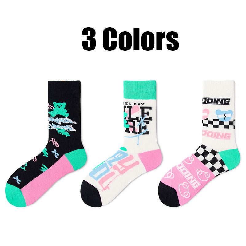 Womens Colorful Crew Socks Thin Soft Comfort Breathable Dress Socks Above Ankle Crew Socks For Business Casual.