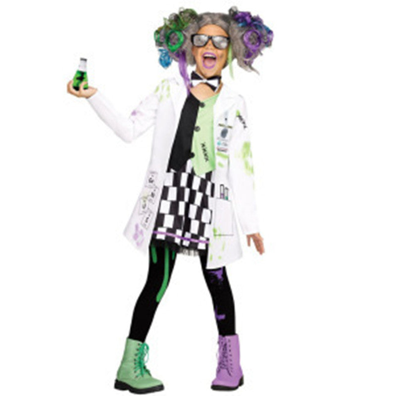 Halloween Scientist Party Costume Stage Costume