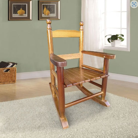 Children's Rocking Oak Chairs