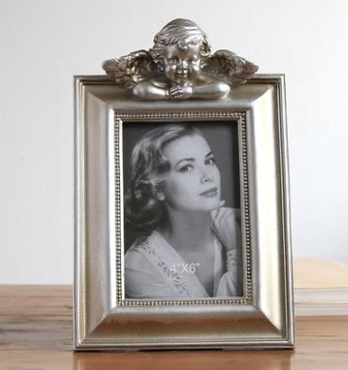 European Retro Distressed Angel Photo Frame