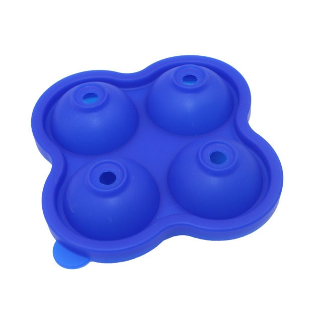 Four-format silicone ice hockey mold