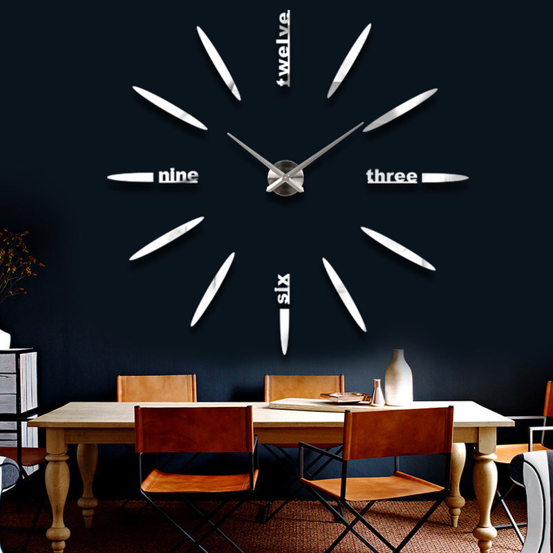 DIY wall sticker clock